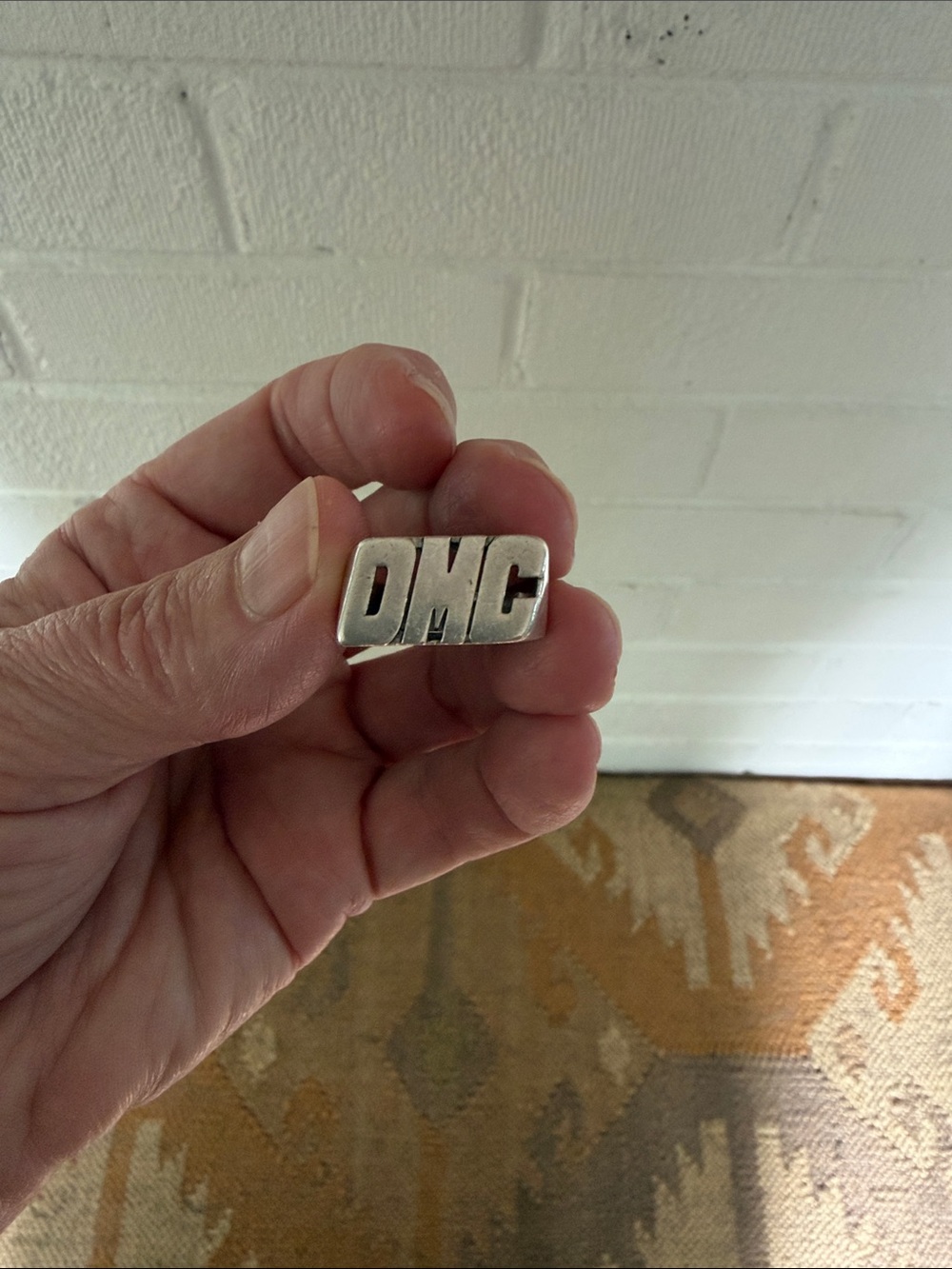 DMC chunky sterling ring